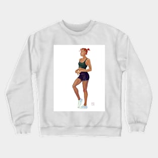 sports girl Crewneck Sweatshirt